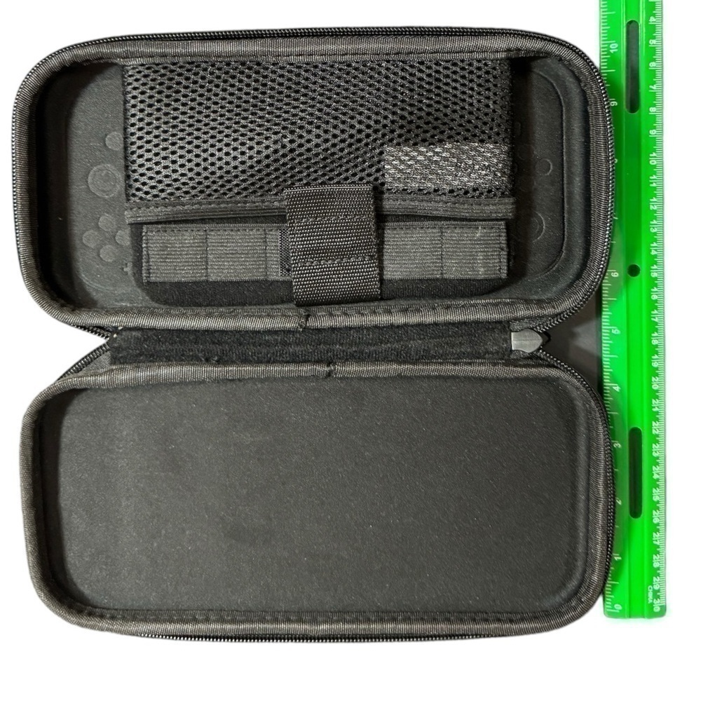 Nintendo Switch Carrying Case Black & Grey w/ Mesh Pocket and internal strap GUC - Picture 16 of 16